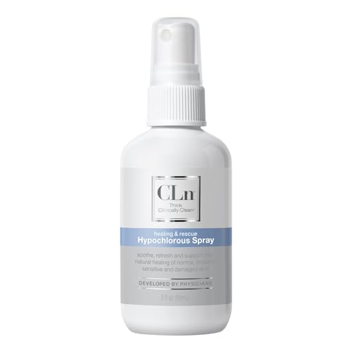 CLn Hypochlorous Spray - Daily Cleansing Spray to Manage Minor Skin Cuts and Lacerations Without Alcohol Antibiotics Steroids or Fragrance 3 fl. oz.