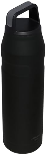 Image of Stanley IceFlow Cap and Carry Water Bottle | Wide Mouth Twist Lid | Lightweight & Leakproof for Travel & Sports | Insulated Stainless Steel | BPA-Free