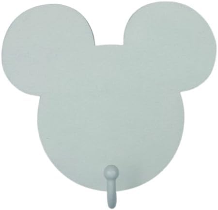 UFN Henrik Cutout Paquete de 3 ganchos de pared con diseño de ratón encantador, organiza tus cosas con este gancho de estilo minimalista, una gran