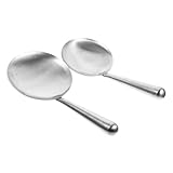 GALPADA 2pièces Cuillères à Tofu Acier Inoxydable Louche Plate Multi-usage Pour Cuisine...