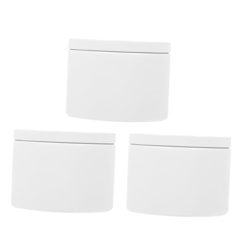 HOMSFOU 3pcs Candle Empty Iron Candle Holders Containers for Home Decor Weddings Parties Tealights