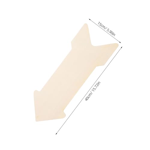 Formes de flèches non finies pour travaux manuels sans ponçage