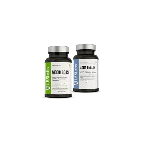 LES Labs Serenity Now Duo - Mood Boost & GABA Health Bundle Supports a Positive Mood and Better Rest Cover