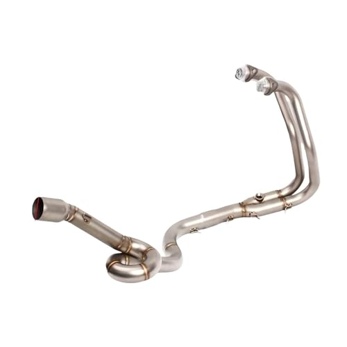Échappement moto 51mm tube de liaison pour Kawasaki Ninja 300 Z300 acier avant