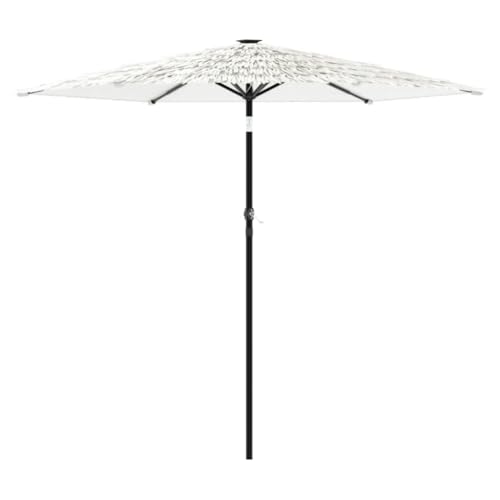 Sombrilla exterior CLSDRZC con mástil de acero para terraza, balcón y jardín