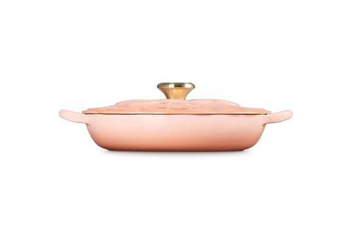 Image of Le Creuset Enameled Cast Iron Petal Braiser, 2.25qt., Peche