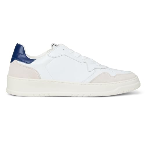 Bruno Magli - Men's Henry Leather Sneakers, Lace-Up Closure with Anti-Slip Sole (White, 11 M) by Bruno Magli - Used condition - Image 2