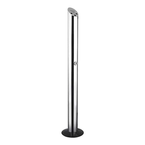 DUddTTW Cenicero Cenicero de pie extraíble, colector de Patadas de Cigarrillos de pie, Cenicero de Acero Inoxidable con Cilindro de 92 cm de Alto práctico