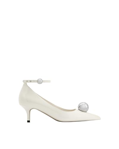 JW PEI Women's Jewel Buckle Kitten Heels Pumps2