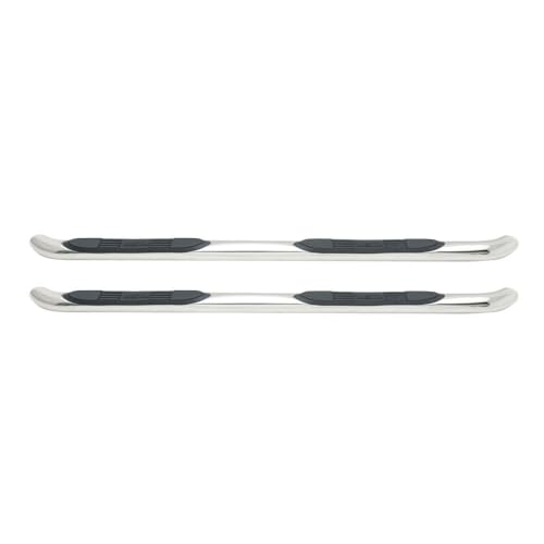 Westin 23-2750 E-Series 3 Round Nerf Bars fits 2005-2021 Frontier Crew Cab Polished Pair