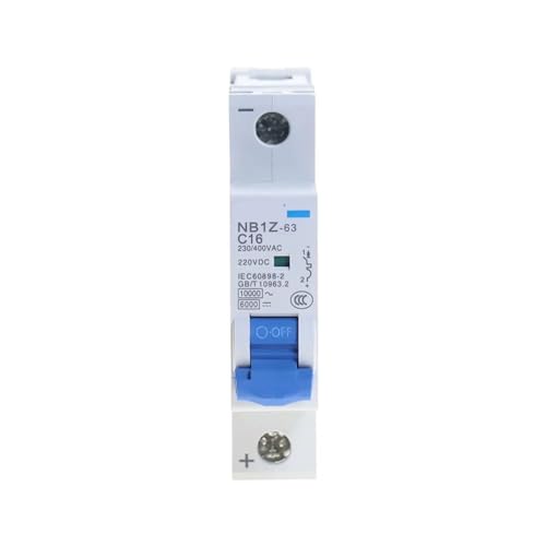 Disjoncteur 1 pôle 10Amp contre les surcharges électriques AC 400V et DC