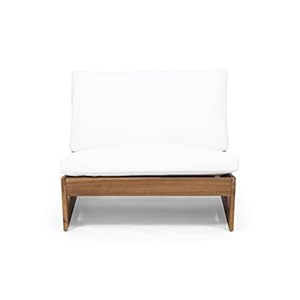 Christopher Knight Home 317955 Sherwood Club Chair Teak White