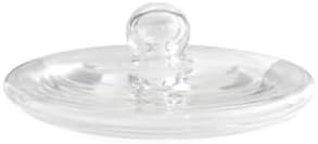 Yama CDM25 Replacement Top Beaker Lid - Borosilicate Glass For 25 Cup Cold Brew Towers, Heat-Resistant, Dishwasher Safe