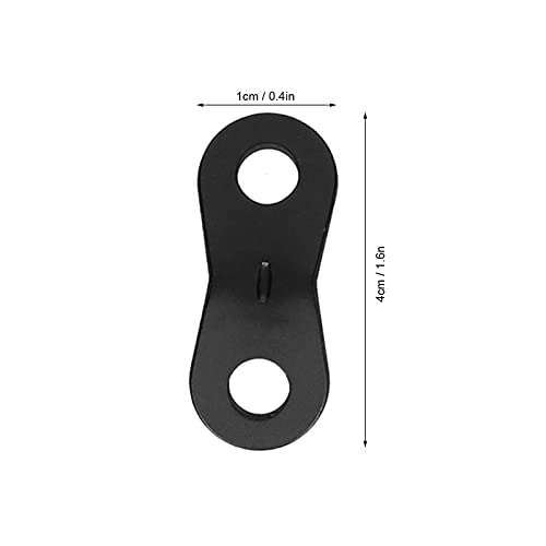 10 Pçs Ajustador de Cabo, Tensores de Tenda, Fivela de Corda de Vento de Liga de Alumínio, 2 Orifíci