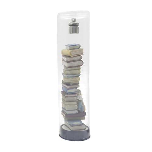 predolo Lámpara de Lectura LED en Forma de Cúpula, con Forma de Libro Apilado, Ideal para Decorar Un Pasillo, Style E
