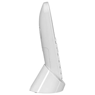 Panasonic Telefono IP DECT KX-TGQ200GW (cordless, compatibile con Cat-iQ 2.0, modalità vivavoce, blocco chiamante, Eco-Plus, telefono digitale) Bianco