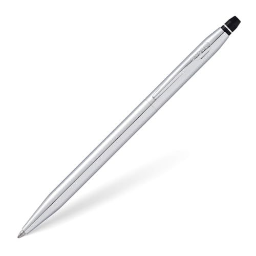 Cross Click Chrome Ballpoint Pen - High-End Writing Tool for Versatile Use - Smooth Writing & Journaling - Elegant Accessory - Long-Lasting - Black Ink - Includes Gift Box