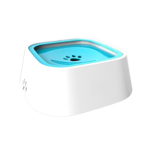 Figoday ペット給水器 ウォーターボウル 1L大容量 水飲み器 犬猫用 給水ボウル 猫 水飲み器 ABS樹脂製 飛び散り防止 溢れ防止 ゆっくり み ペット用品 自動給水 おしゃれ デザイン 食器 こぼれない ペットフードボウル 室内 屋外 車載対応