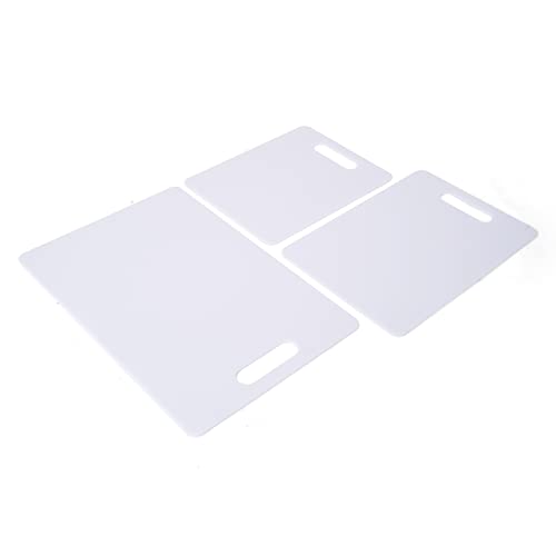 Farberware Plastic Cutting Board Set, Dishwasher Safe Poly Chopping