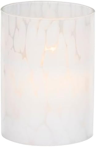 Candela LED Ø9 x 12 cm – Candele LED fiamma vacillante – Candela a batteria – Funzione timer 6 ore – Bianco