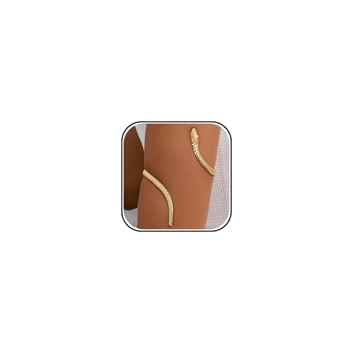 Harry and Henry Gold Snake Arm Cuff for Women Upper Arm Cuff Jewelry Greek Goddess Accessories Birthday Gifts