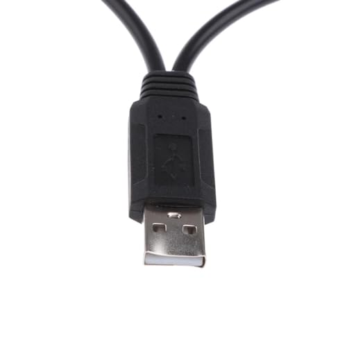 Image of 30cm USB A Male to 2Port USB Female Y-Splitter Extension Adapter Cable
