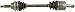 A-1 CARDONE 60-3383 Remanufactured Front Left Constant Velocity Drive Axle
