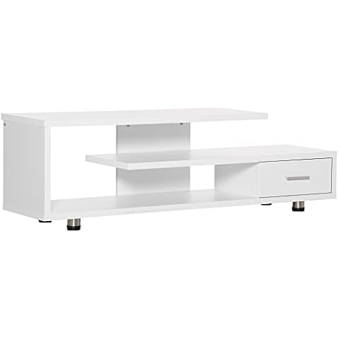 HOMCOM TV-Lowboard Fernsehschrank TV Schrank Cover