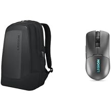 Lenovo Legion 17" Gaming Laptop Backpack and 19K DPI RGB Wireless Gaming Mouse with 6 Programmable Buttons