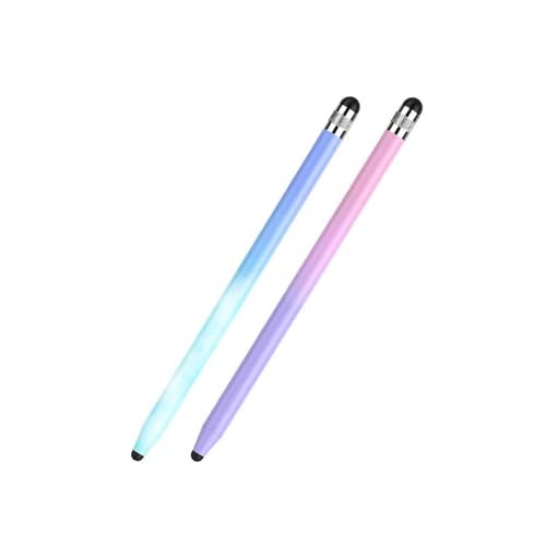 2-Pack Stylus Pens for Touch Screens: Compatible with iPhone, iPad, Android Tablets, Microsoft Surface, and More