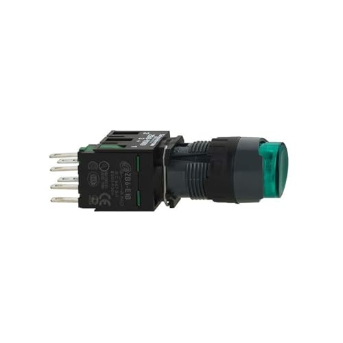 Pulsador de rearme automático XB6 con cabeza convexa para evitar atascos