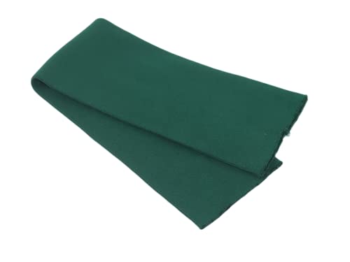 Image of TinaKim Ribbing Knit Fabric, for Waistbands Collar Cuffs Sewing Material (Tubular Dark Green, 16x4in)