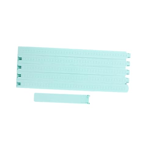 PAMINGONO Medidor de Altura para Pared Infantil de Plástico Azul Tabla de Crecimiento Bebés Regla Móvil Hogar Herramienta Precisa para Registrar el Desarrollo