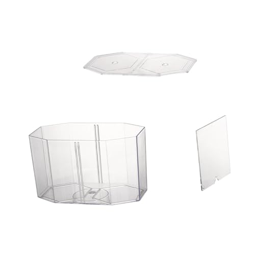 iplusmile 箱 ベタボックス 飼育タンク 便 カメの水槽 保有者 ティキ猫 ポンプ キット 水族館の供給 プロの繁殖タンク 魚のアクセサリー 魚の供給 プラスチック Transparent