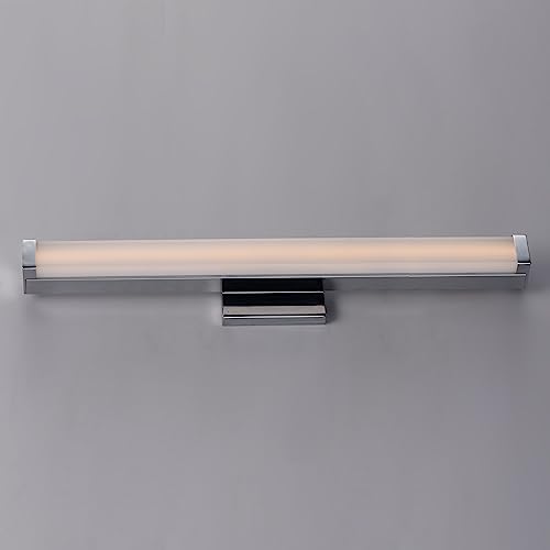 Image of Maxim Lighting Spec Bath Vanity Light | Polished Chrome Aluminum Finish | Contemporary Indoor Light Fixture | Ideal for Bathrooms & Powder Rooms | Dimmable | Home Decor Light Fixture | 52002PC