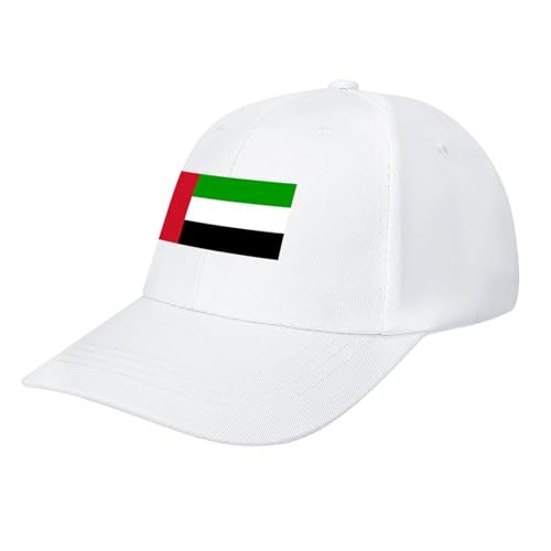 Casquette de Baseball avec Drapeau Émirats Arabes Unis,Casquette Classique à 6 Panneaux Ajustable,idéale pour la Course à Pied et Les activités de Plein air