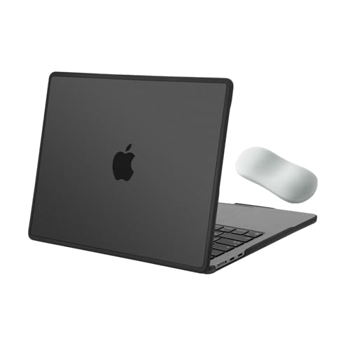 MOSISO Custodia Cornice TPU Morbido Compatibile con MacBook Air 13 Cover M5 M4 M3 M2 2026-2022 A3449 A3240 A3113 A2681, display 13,6 pollici, Case Antigraffio e Anti-impronte&Poggiapolsi, Nero