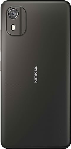 Nokia C02 5.45" Dual SIM Smartphone, Android 12 (Go edition) - 5MP Rear / 2MP Front Camera, Portrait Mode, 2GB RAM/32GB ROM, Tough build quality with IP52 Rating, 3000mAh battery - Charcoal