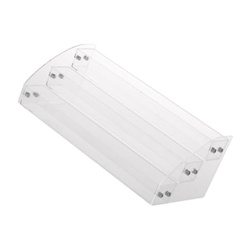 TOGEVAL Organizador Multi Capa para Esmaltes y Pintalabios con Base Estable Soporte Transparente Compacto y Resistente para Maquillaje y Cosméticos de Escritorio