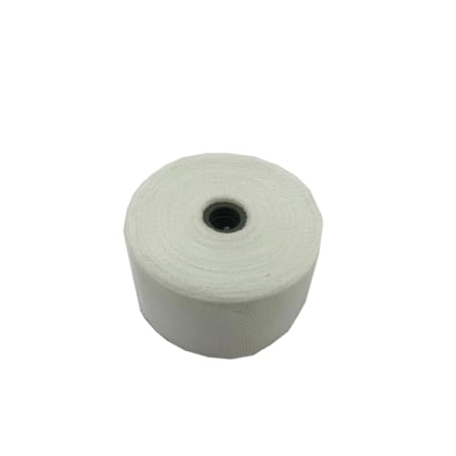 50 mm x 30 Meters E-Glass Heat Insulation Resistant Fiberglass Cloth Tape Glass Fiber Roll, White, 5cm x 30M