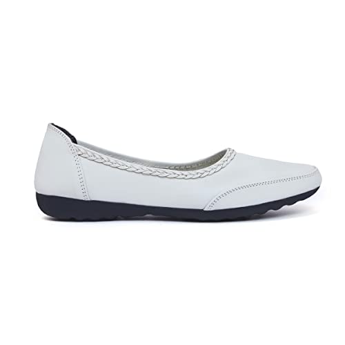 Image of Zoom Shoes Leather Casual /Formal Bellies for Women /Girls Adults Super Comfortable with Lightweight and Slip Resistant Sole A-116