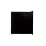 Cookology MFR45BK Small Table Top Mini Fridge in Black - 46 Litre Capacity - For Counter Tops - Reversible Door - Adjustable Temperature Control & Legs - With Chiller Box