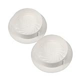 2本エアコンプラスチック穴プラグパイプインサートエンドキャップエアコン壁穴カバー穴プラグチューブ