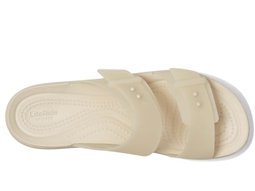 Crocs Women's Brooklyn Buckle Low Wedge Sandal