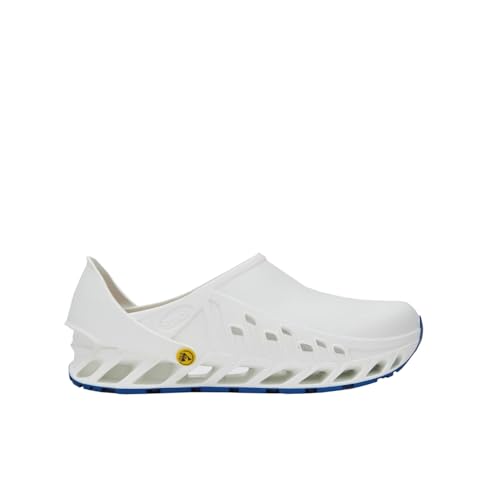 Scholl Evoflex, Scarpe da Lavoro Unisex - Adulto, Bianco, 44 EU