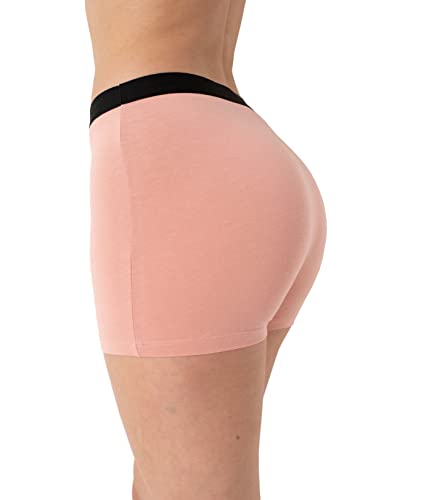 Evari Women's Boyshort Panties Comfortable Cotton Underwear Pack Of 3 (Floral, X- Large) Multicolor #TOP5