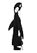 Kids Orca Costume, Killer Whale Black & White Tunic For Children With Attached Hood, Fin Shaped Sleeves, And Foam Dorsal Fin
