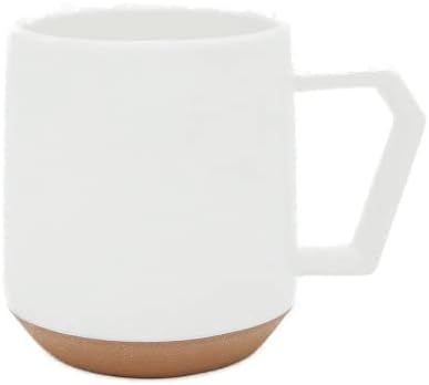 Chips Japan - Taza de café de cerámica, taza de té, 12 onzas, apta para lavavajillas y microondas (blanco)