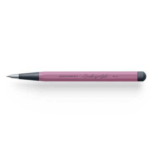 Image of LEUCHTTURM1917 0.7mm Mechanical Pencil Drehgriffel No.2 Dusty Rose | Clutch Lead Pencil, HB Graphite, Drehgriffel No. 2, Twist Mechanism, Premium Writing, Stationery Gift