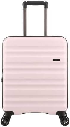 ANTLER - Cabin Suitcase - Clifton Luggage - Size Cabin, Taupe - 20x40x55, Lightweight Suitcase for Travel & Holidays - Spinner Carry On Suitcase with 4 Wheels & Twist Grip Handle - TSA Approved Locks